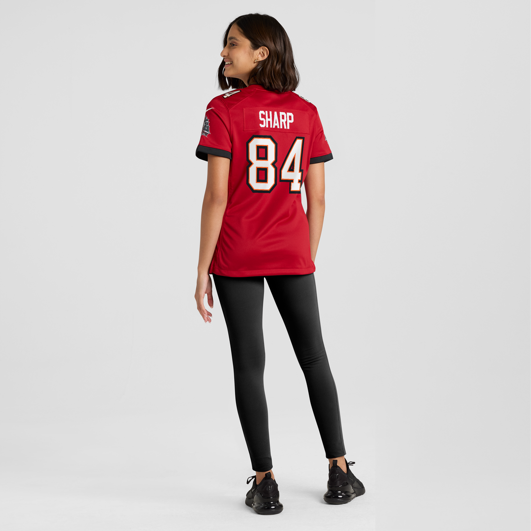 Bauer Sharp Tampa Bay Buccaneers Women's Team Game Jersey - Red