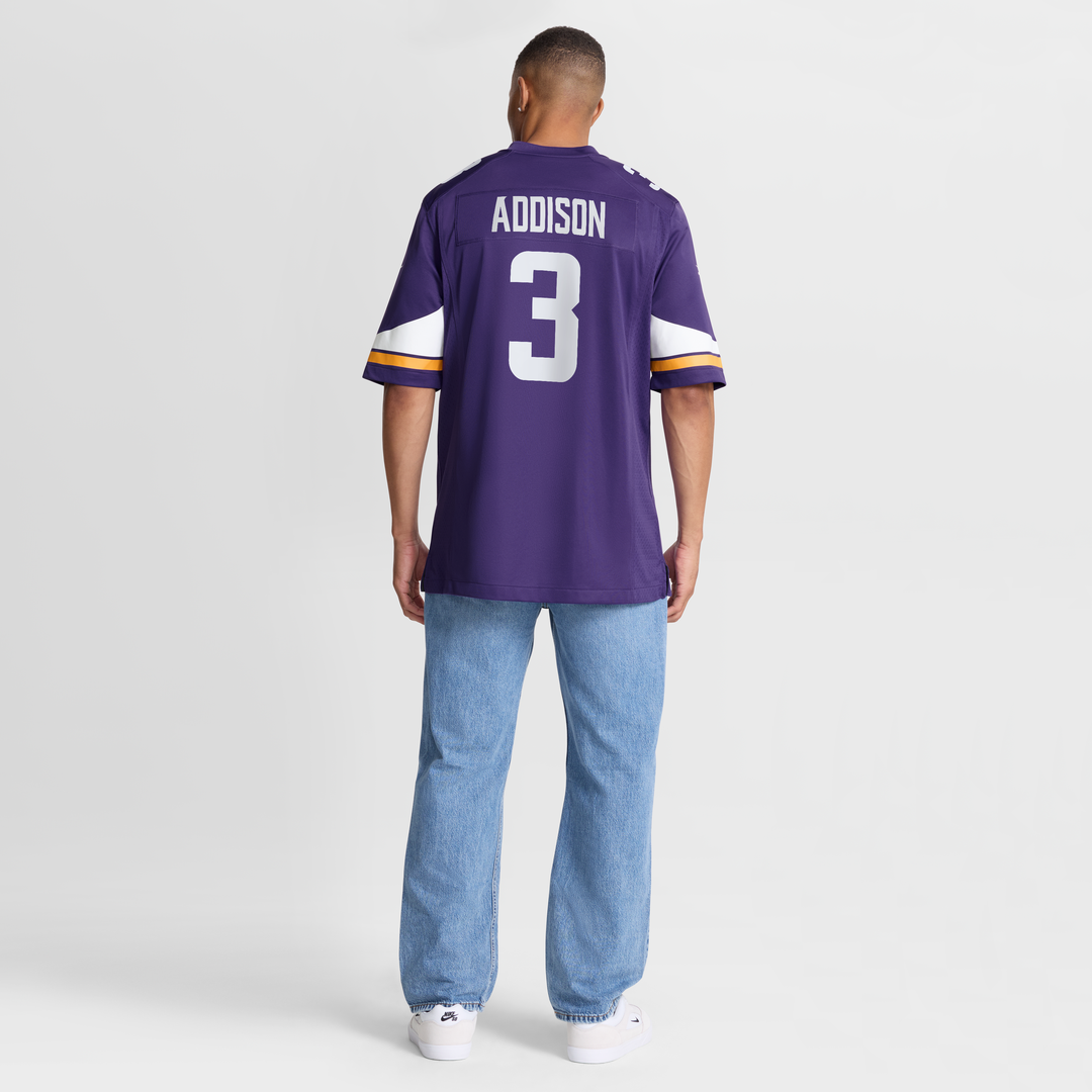 Addison Minnesota Vikings Game Jersey - Purple