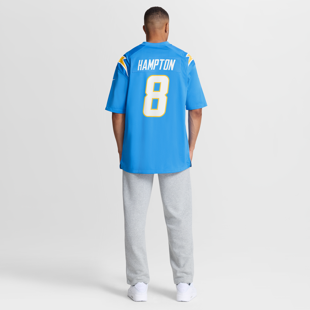 Omarion Hampton Los Angeles Chargers Team Game Jersey - Powder Blue