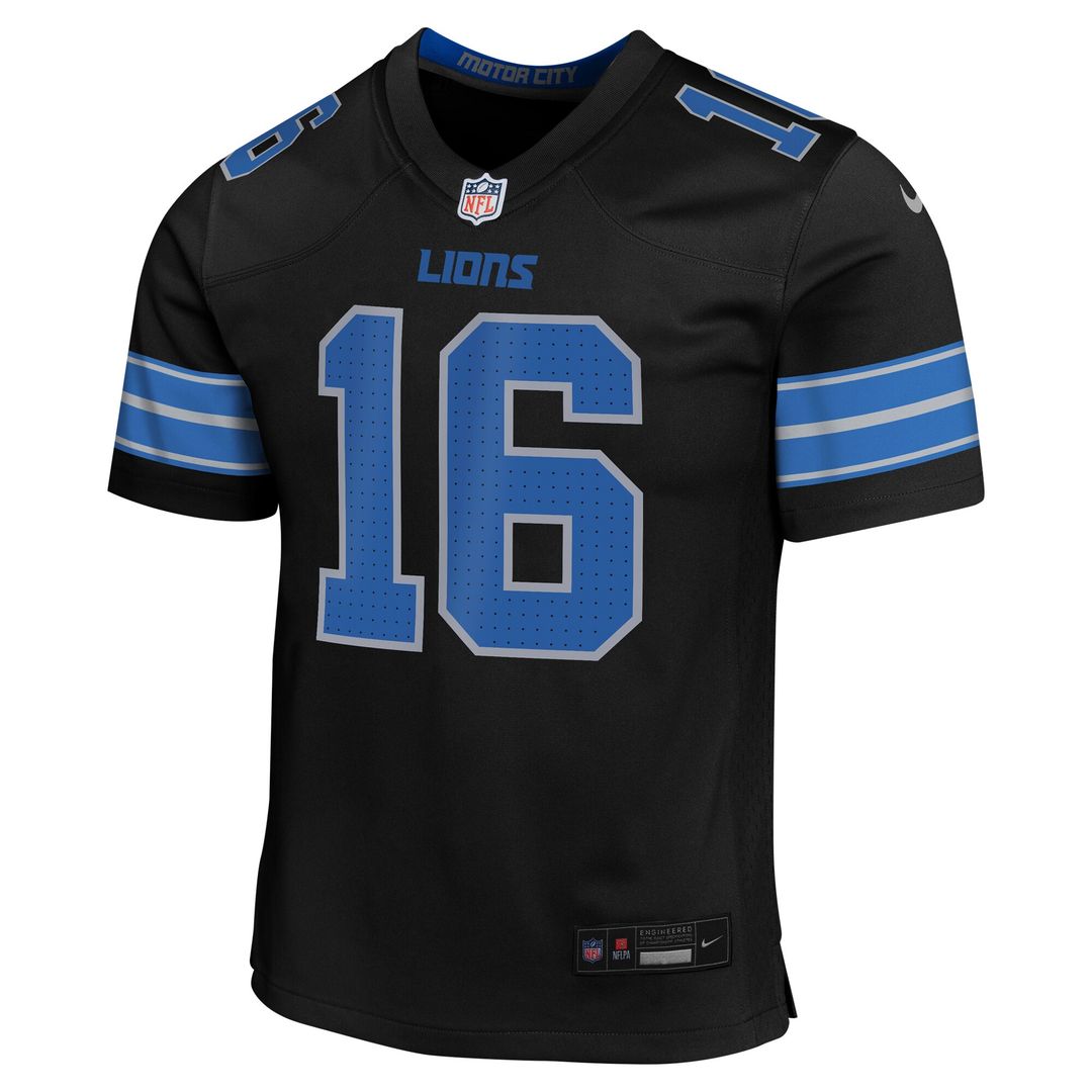 Jared Goff Detroit Lions Youth Game Jersey - Blue