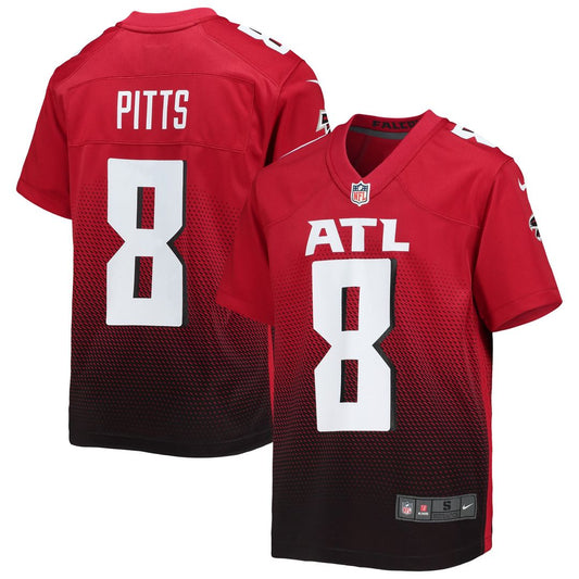 Kyle Pitts Sr. Atlanta Falcons Youth Game Jersey - Red