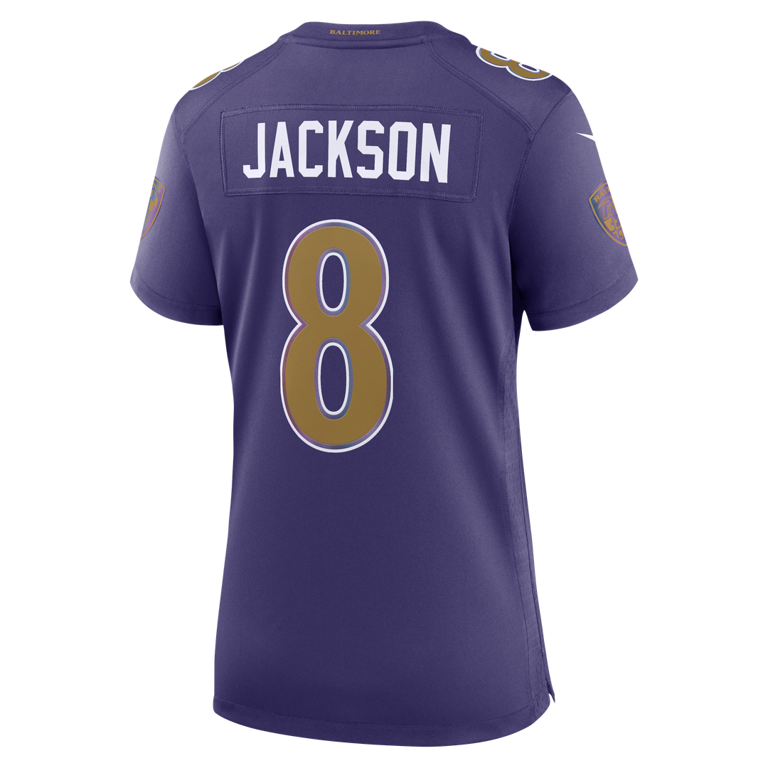 Lamar Jackson Baltimore Ravens Women's Alternate Game Jersey - Black