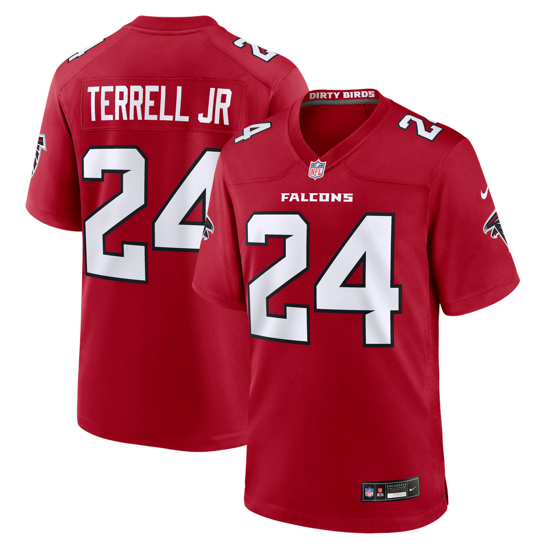 A.J. Terrell Atlanta Falcons Game Jersey - White