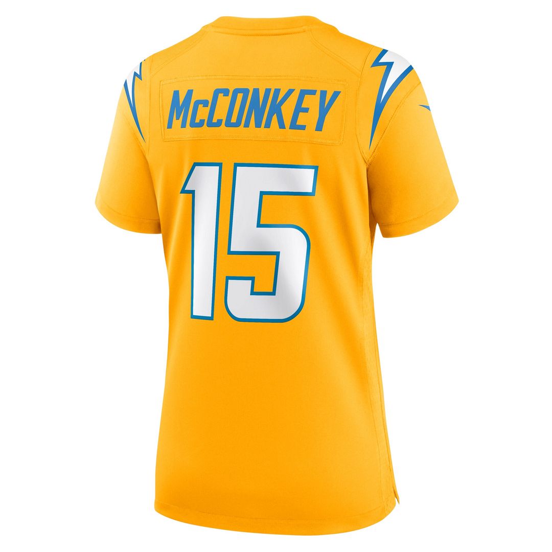 Ladd McConkey Los Angeles Chargers Women's Alternate Super Chargers Game Jersey - Navy