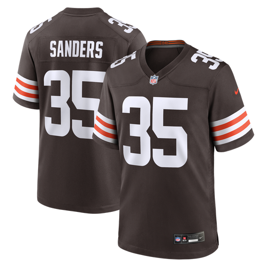 Raheim Sanders Cleveland Browns Team Game Jersey - Brown