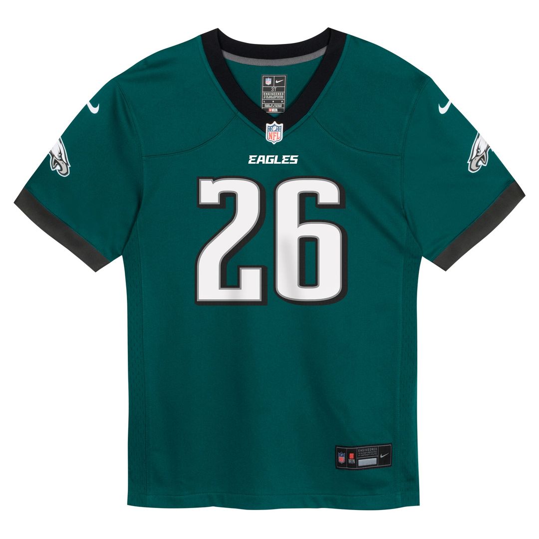 Saquon Barkley Philadelphia Eagles Toddler Game Jersey - Midnight Green