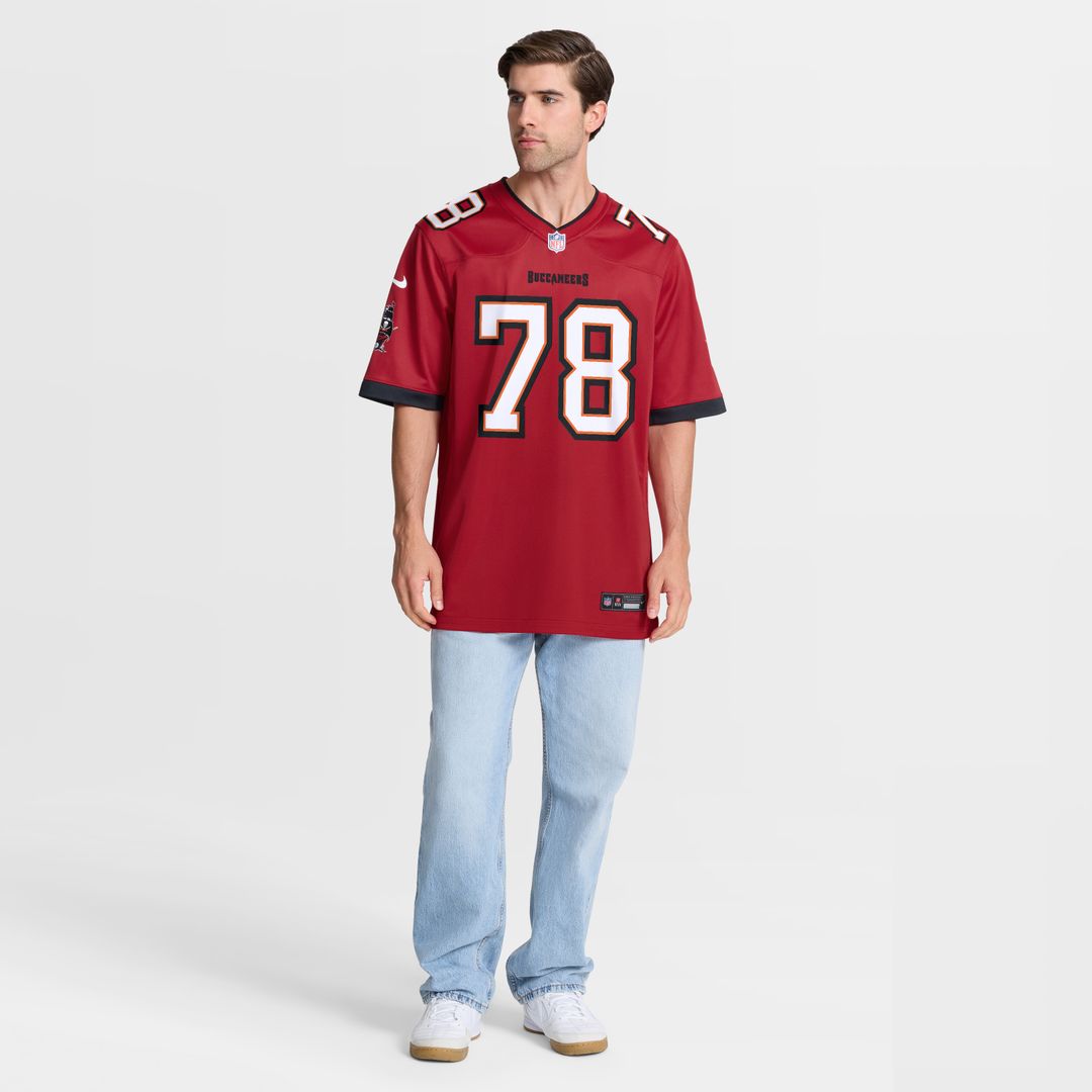 Tristan Wirfs Tampa Bay Buccaneers Game Jersey - Red