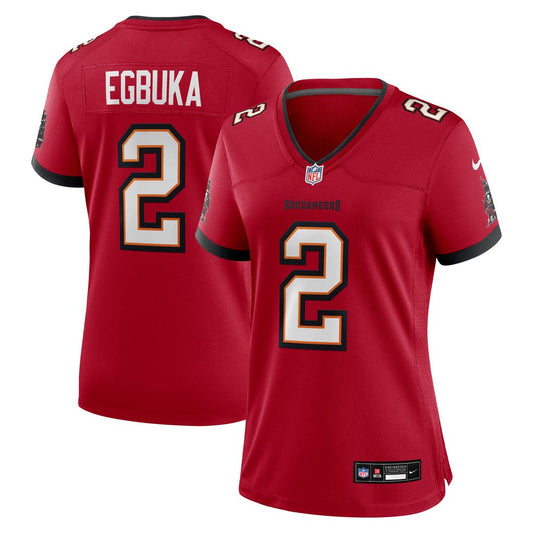 Emeka Egbuka Tampa Bay Buccaneers Women's Team Game Jersey - Red