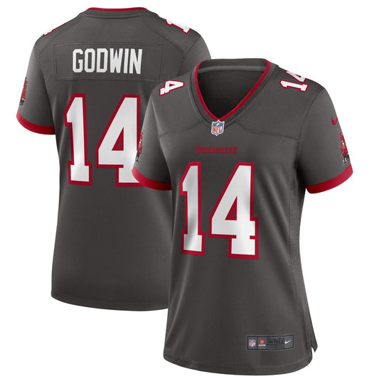 Chris Godwin Tampa Bay Buccaneers Women's Alternate Game Jersey - Pewter