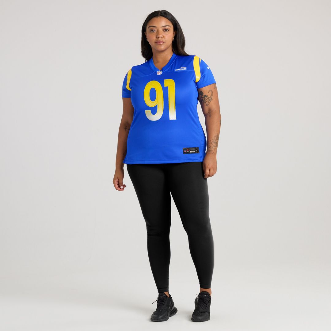 Kobie Turner Los Angeles Rams Women's Home Game Jersey - Royal