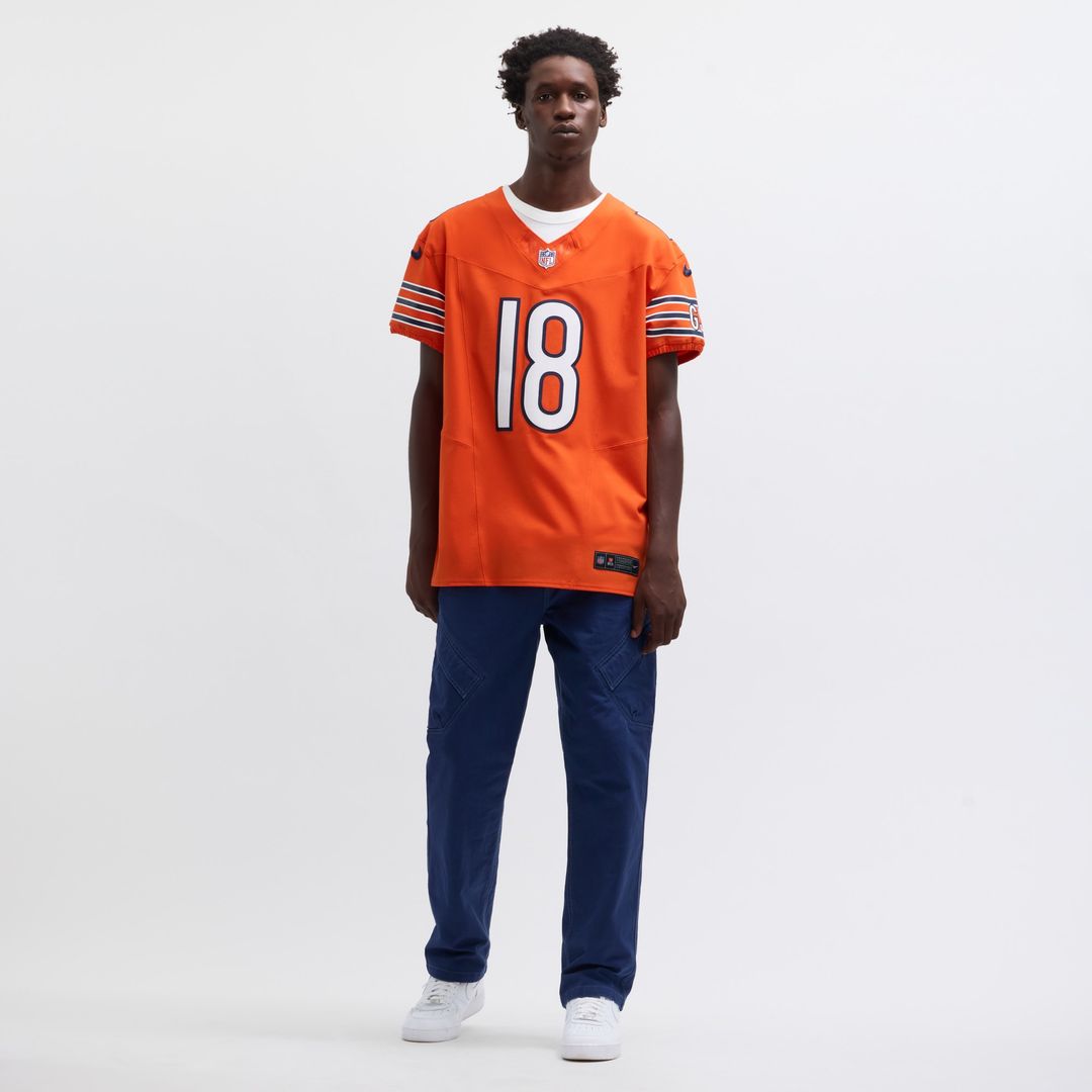 Caleb Williams Chicago Bears Alternate Vapor F.U.S.E. Elite Jersey - Orange