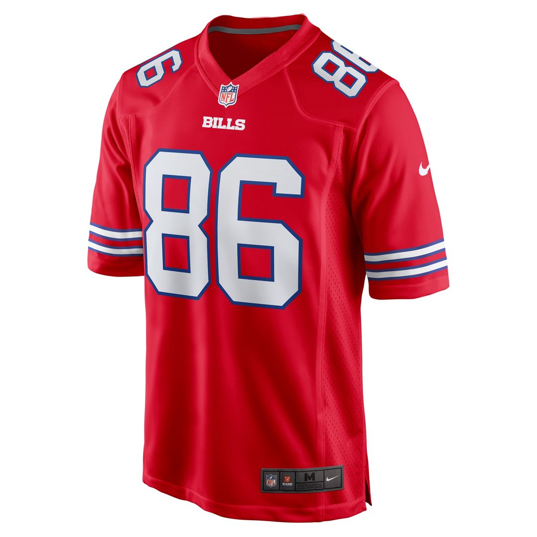 Dalton Kincaid Buffalo Bills Alternate Game Jersey - Red