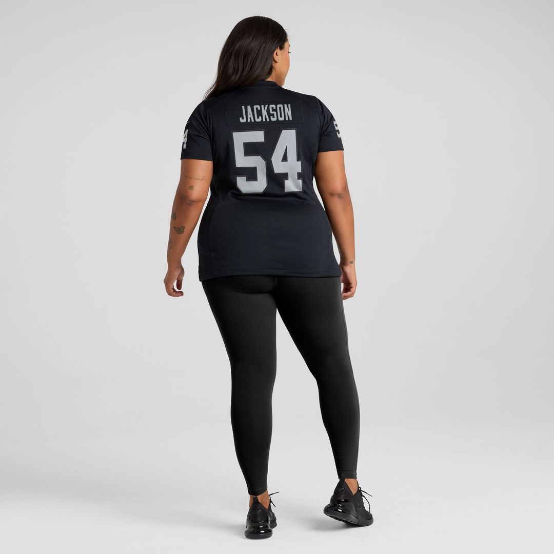 Brennan Jackson Las Vegas Raiders Women's Team Game Jersey - Black