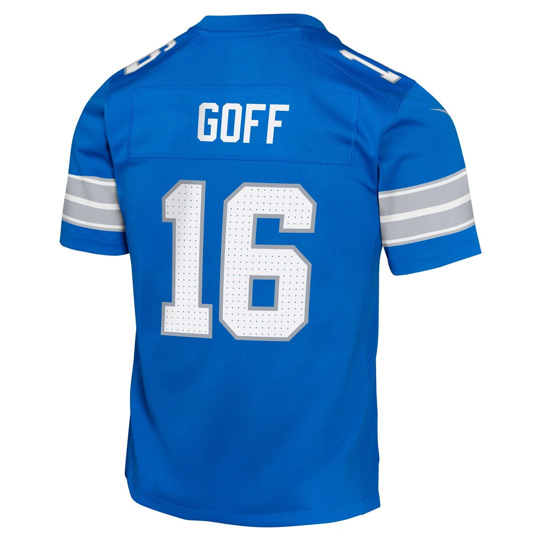 Jared Goff Detroit Lions Youth Game Jersey - Black