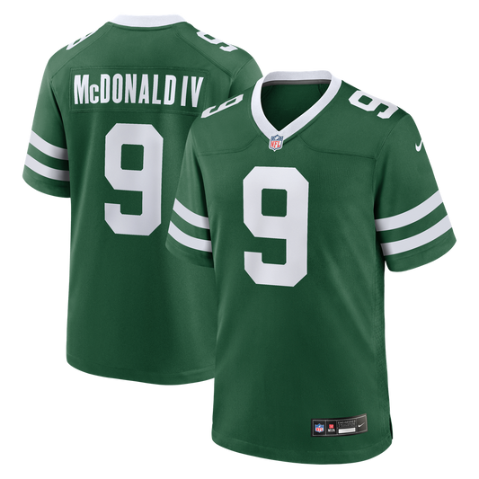 Will McDonald IV New York Jets Team Game Jersey - Legacy Green