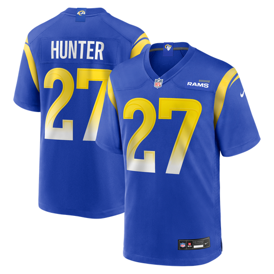 Jarquez Hunter Los Angeles Rams Team Game Jersey - Royal