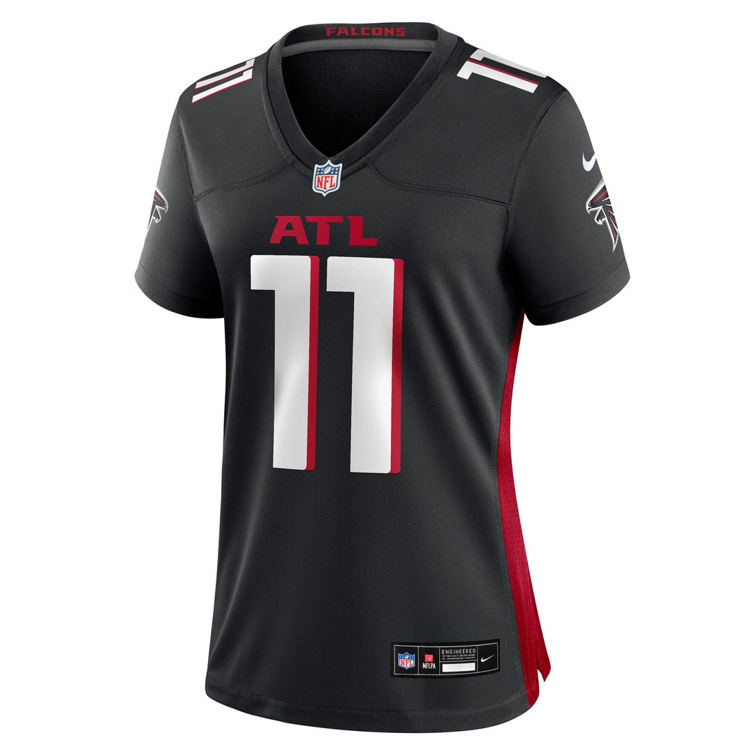 Jalon Walker Atlanta Falcons Women's Team Game Jersey - Black
