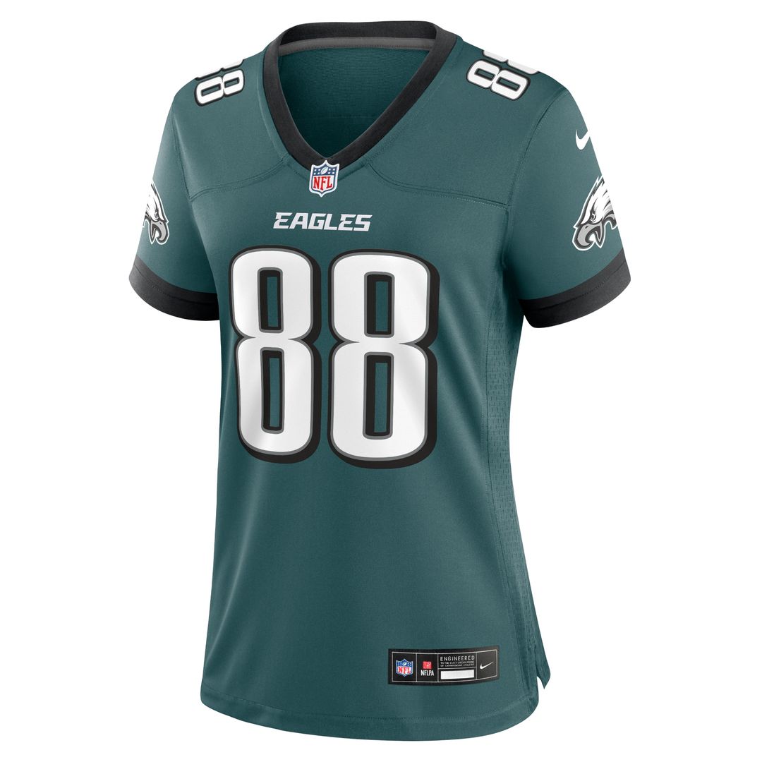 Dallas Goedert Philadelphia Eagles Women's Alternate Game Jersey - Black