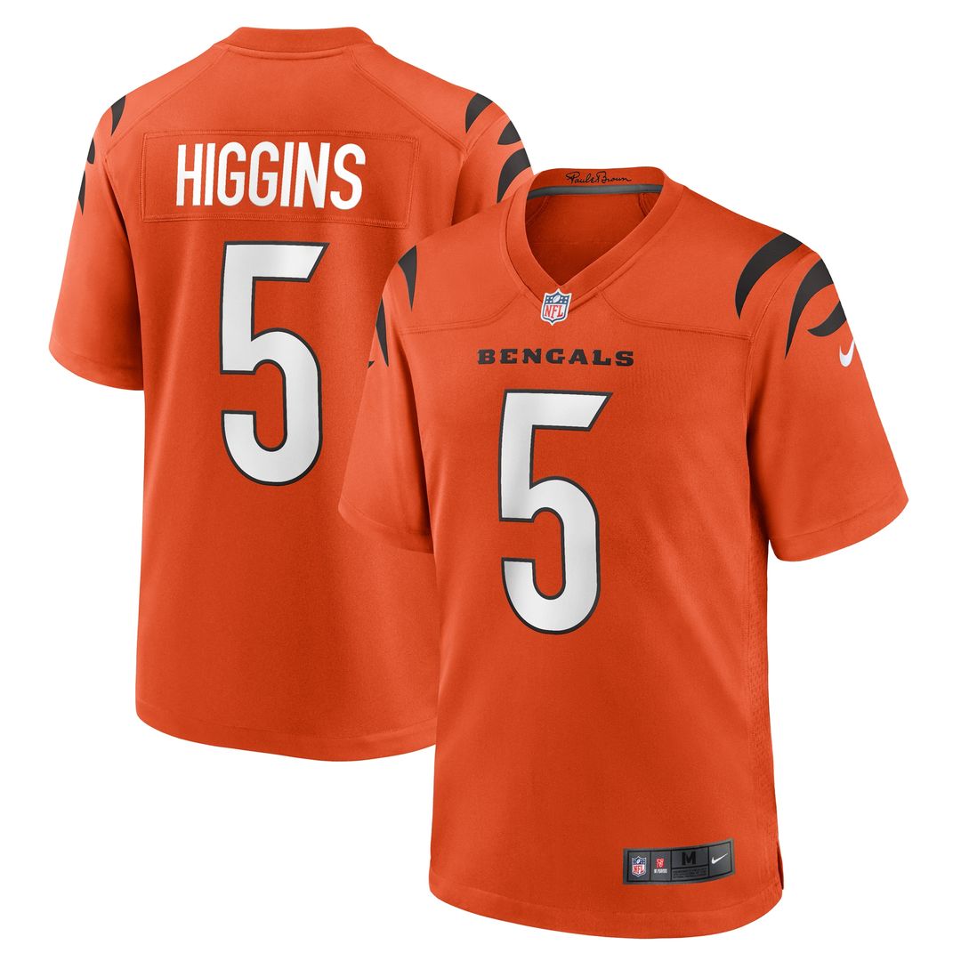 Tee Higgins Cincinnati Bengals Game Player Jersey - Black