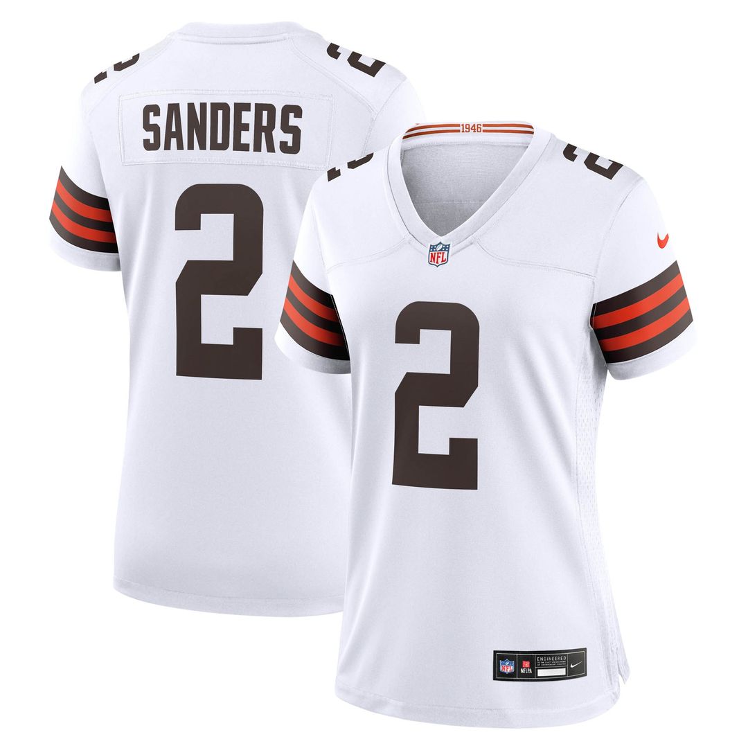 Shedeur Sanders Cleveland Browns Women's Team Game Jersey - Brown