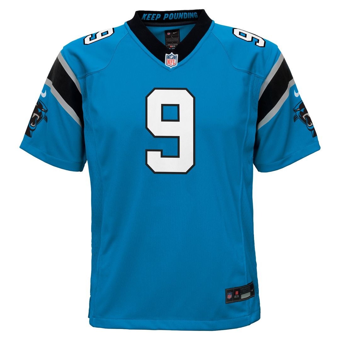 Bryce Young Carolina Panthers Youth Game Jersey - Black