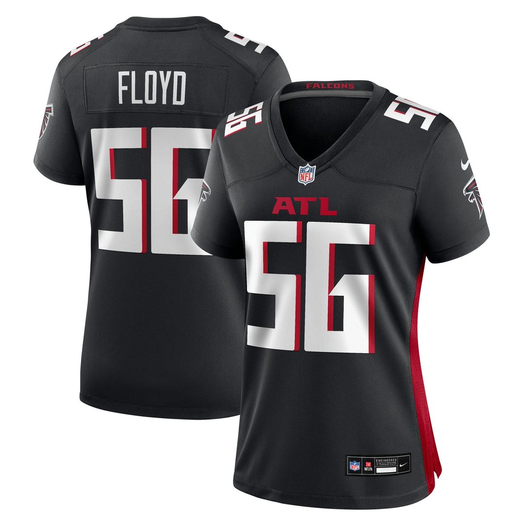Leonard Floyd Atlanta Falcons Women's Team Game Jersey - Black