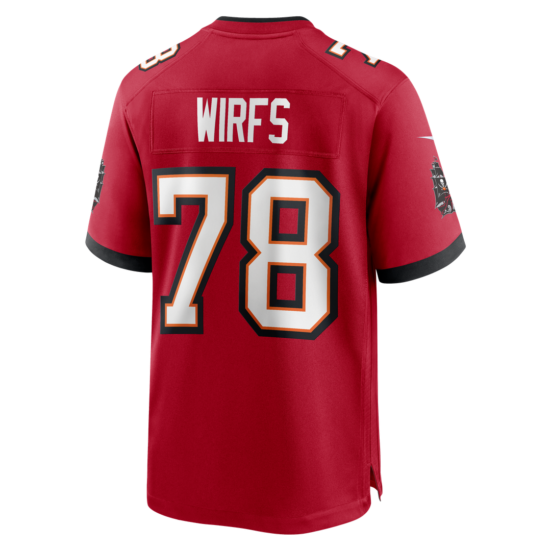 Tristan Wirfs Tampa Bay Buccaneers Game Jersey - Red