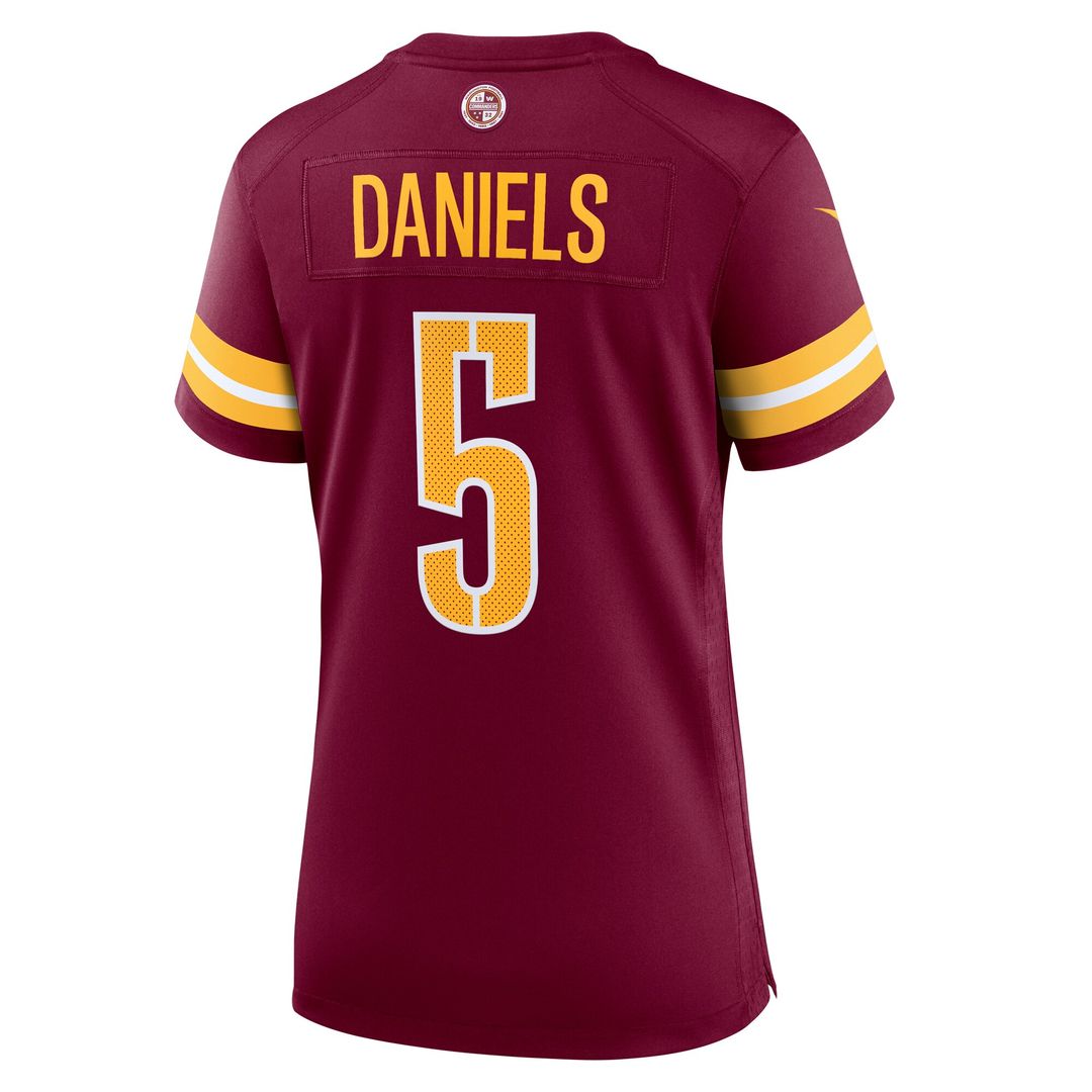 Jayden Daniels Washington Commanders Women's Player Game Jersey - Burgundy