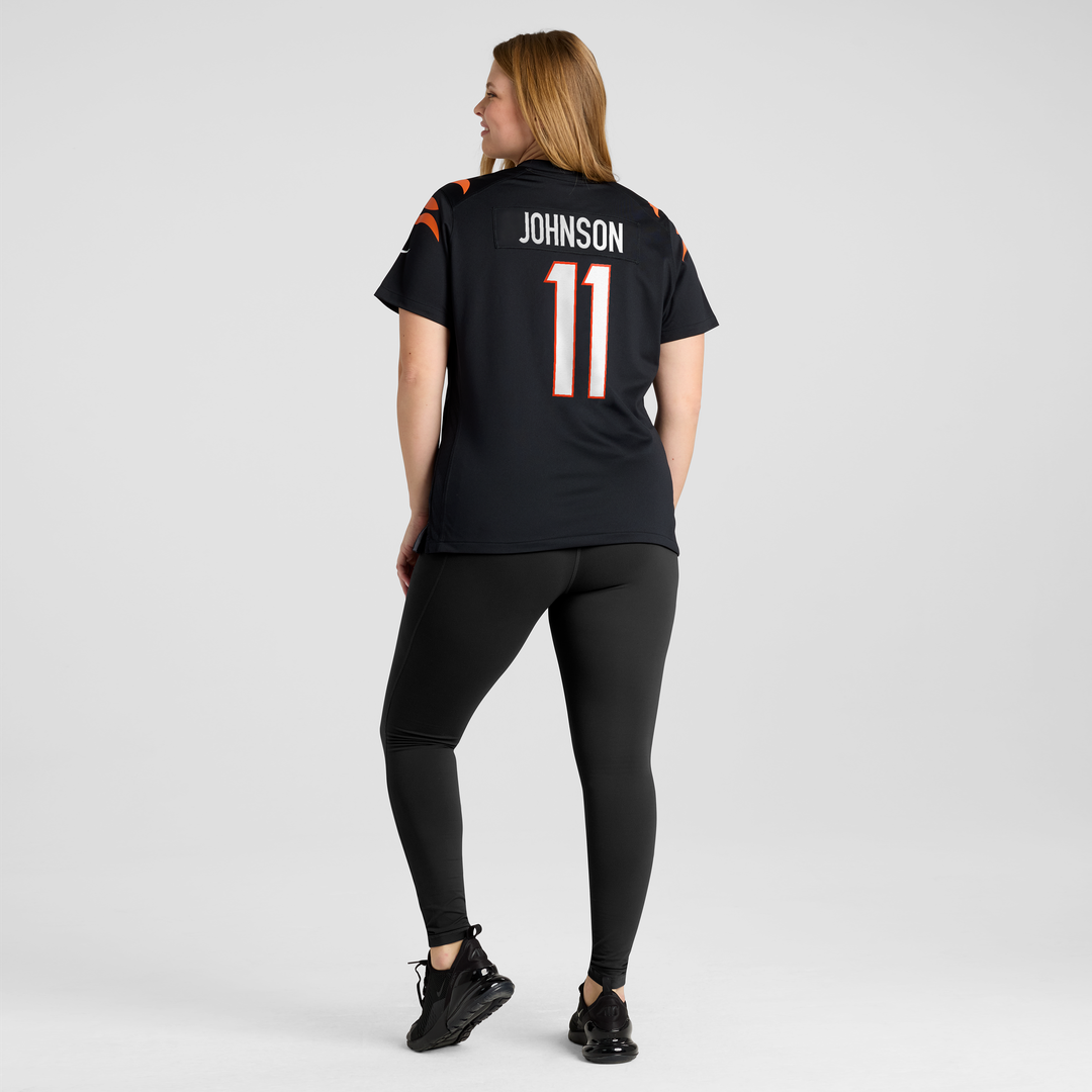 Josh Johnson Cincinnati Bengals Women's Team Game Jersey - Black