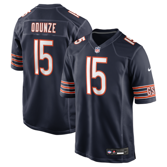 Rome Odunze Chicago Bears Player Game Jersey - Navy