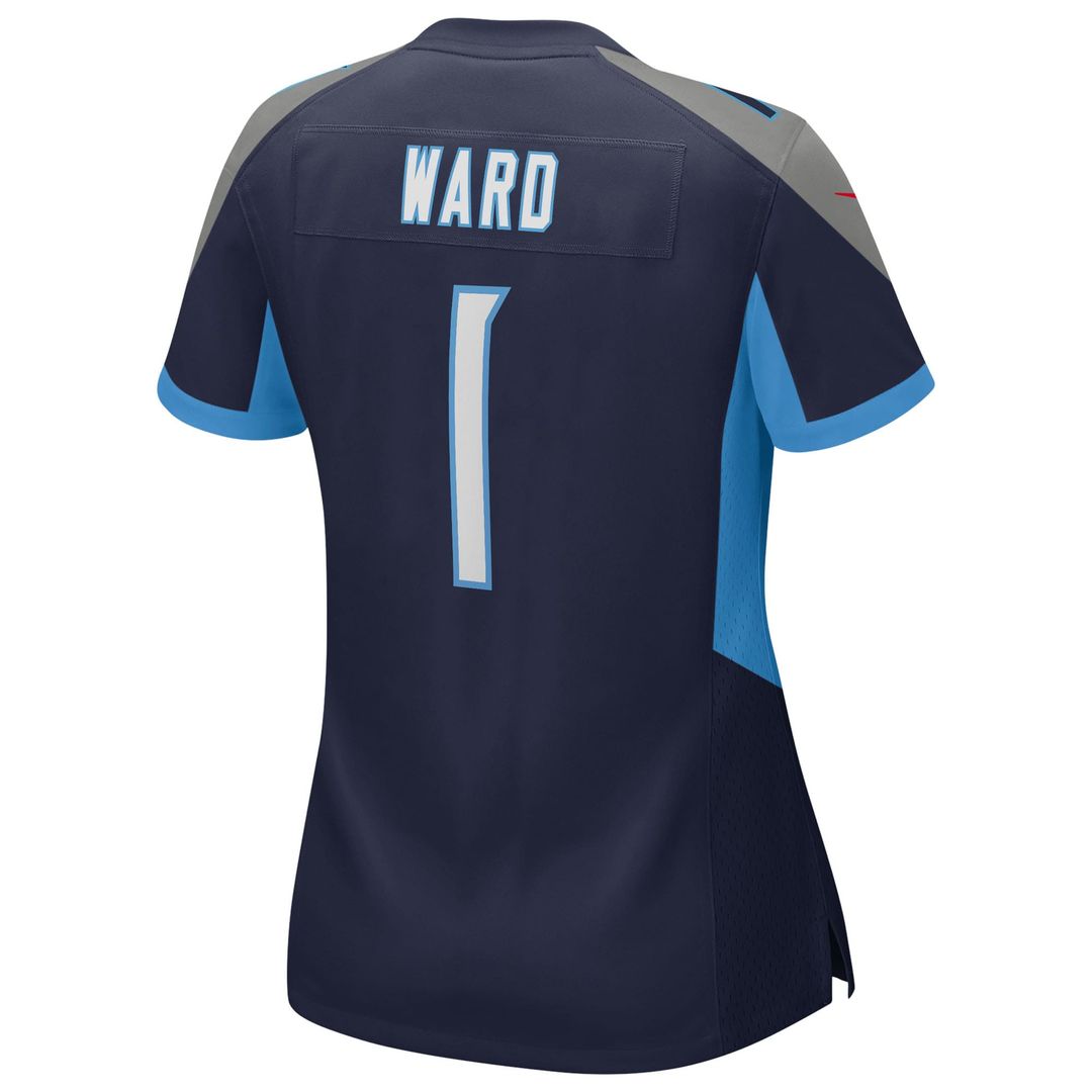 Cameron Ward Tennessee Titans Women's Alternate Game Jersey - Navy