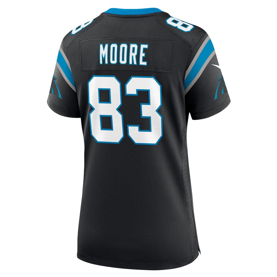 David Moore Carolina Panthers Women's Game Jersey - Black