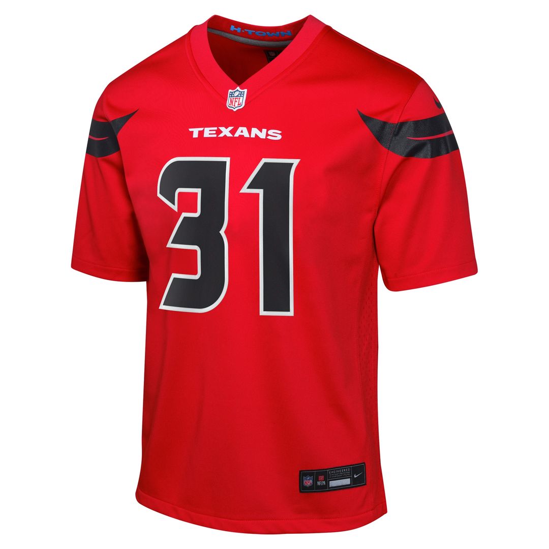 Dameon Pierce Houston Texans Youth Game Jersey - Red