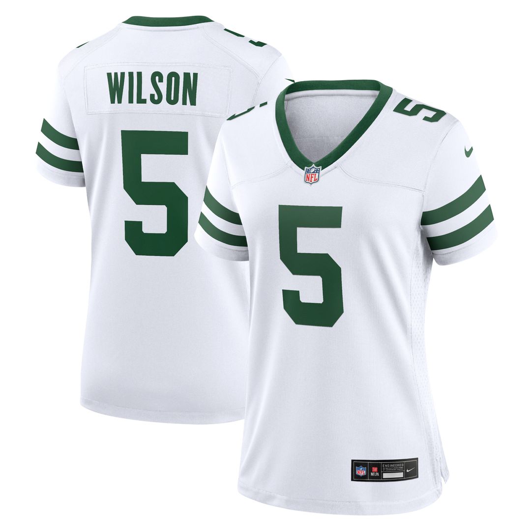 Garrett Wilson New York Jets Women's Game Jersey - Legacy Green