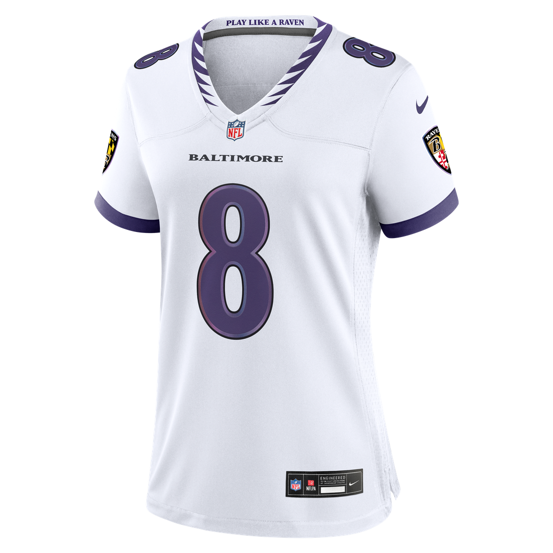 Lamar Jackson Baltimore Ravens Women's Alternate Game Jersey - Black