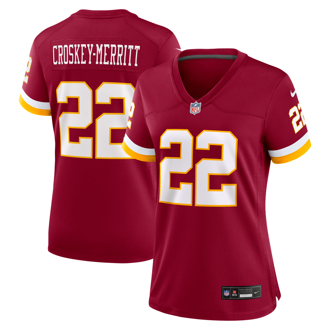Jacory Croskey-Merritt Washington Commanders Women's Game Jersey - Burgundy
