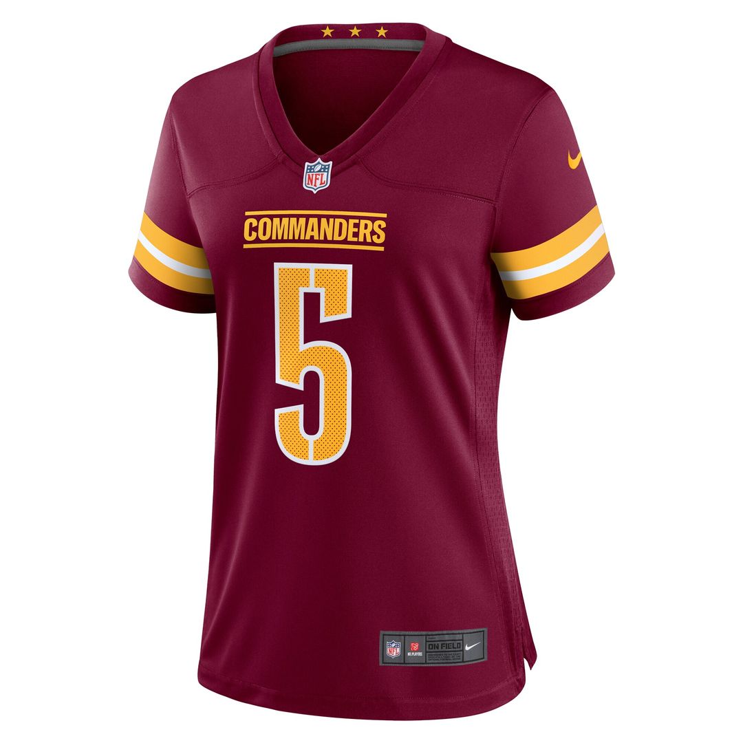 Jayden Daniels Washington Commanders Women's Player Game Jersey - Burgundy