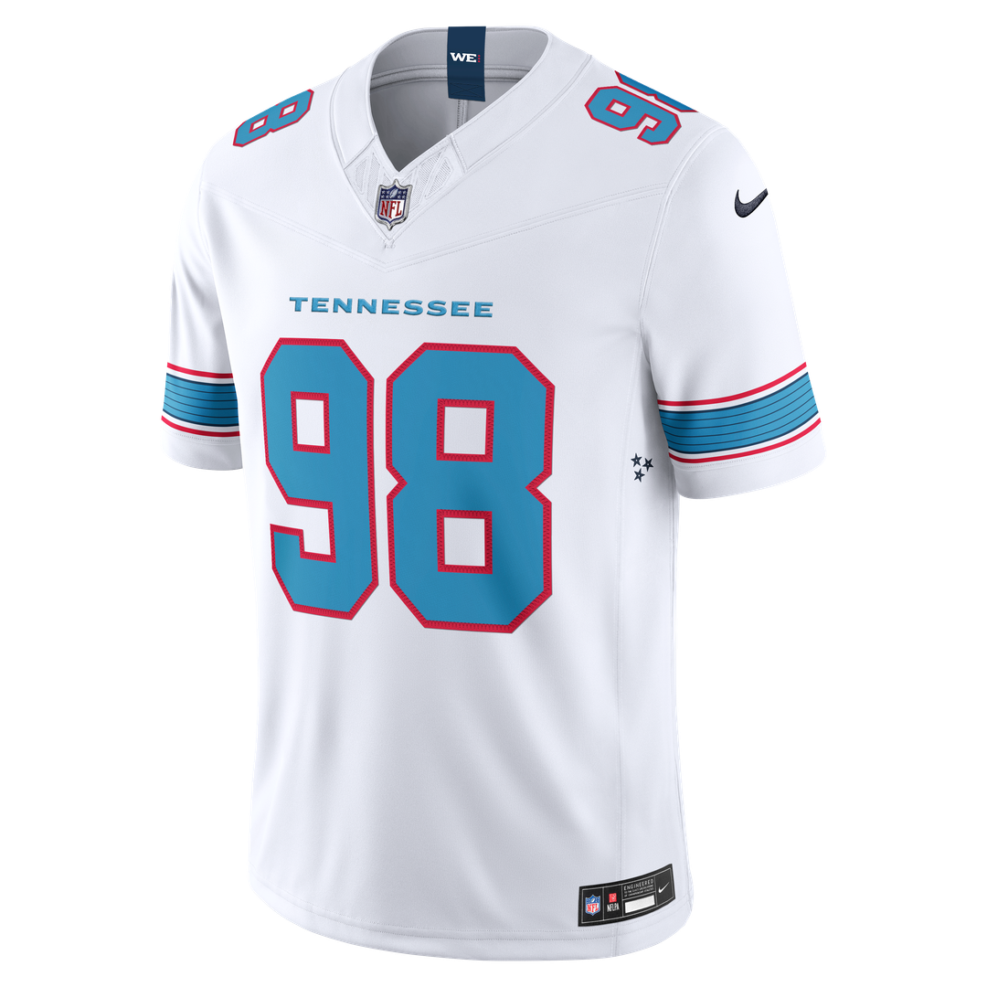 Jeffery Simmons Tennessee Titans Vapor F.U.S.E. Sewn Down Limited Jersey - Light Blue