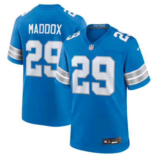 Avonte Maddox Detroit Lions Team Game Jersey - Blue