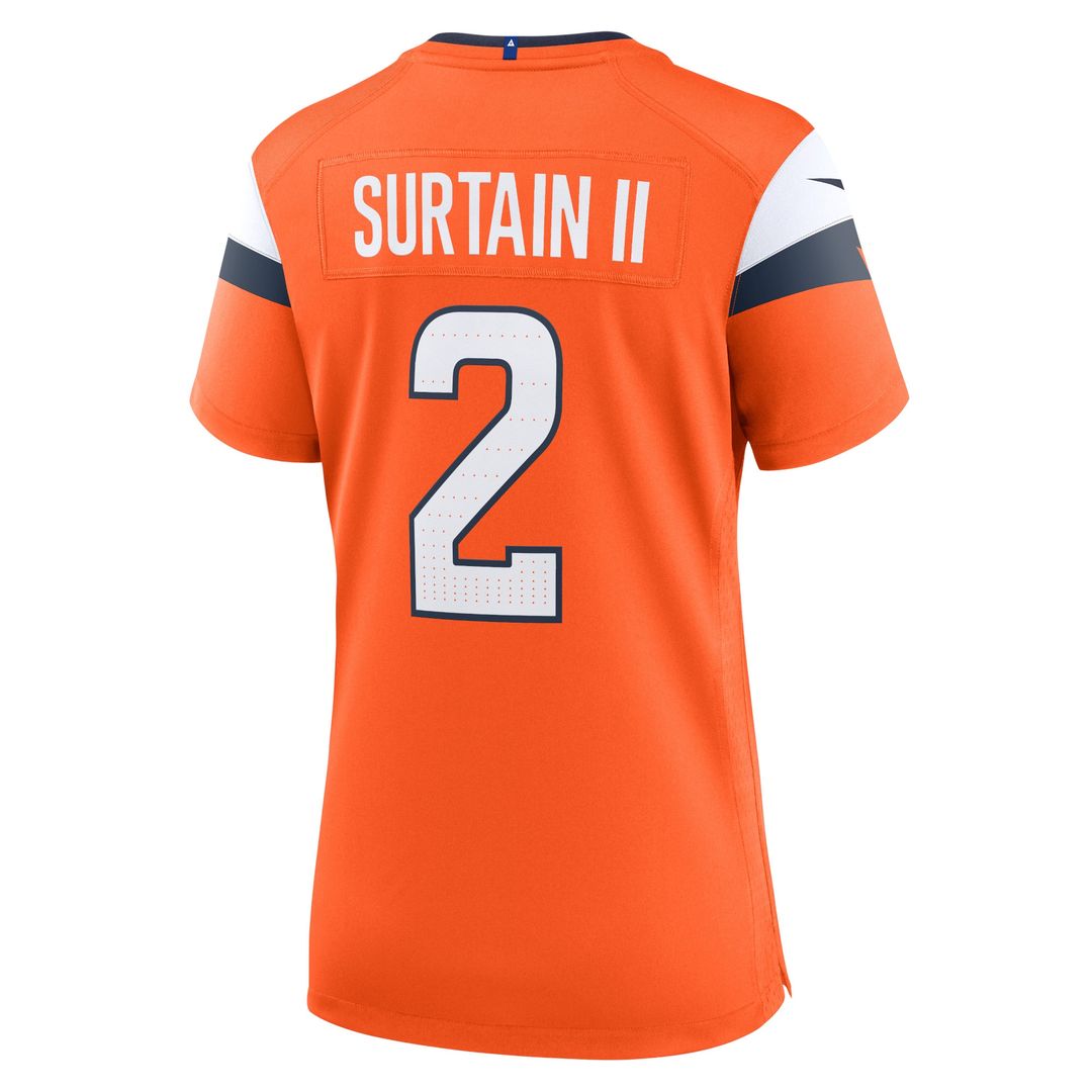 Patrick Surtain II Denver Broncos Women's Game Jersey - White