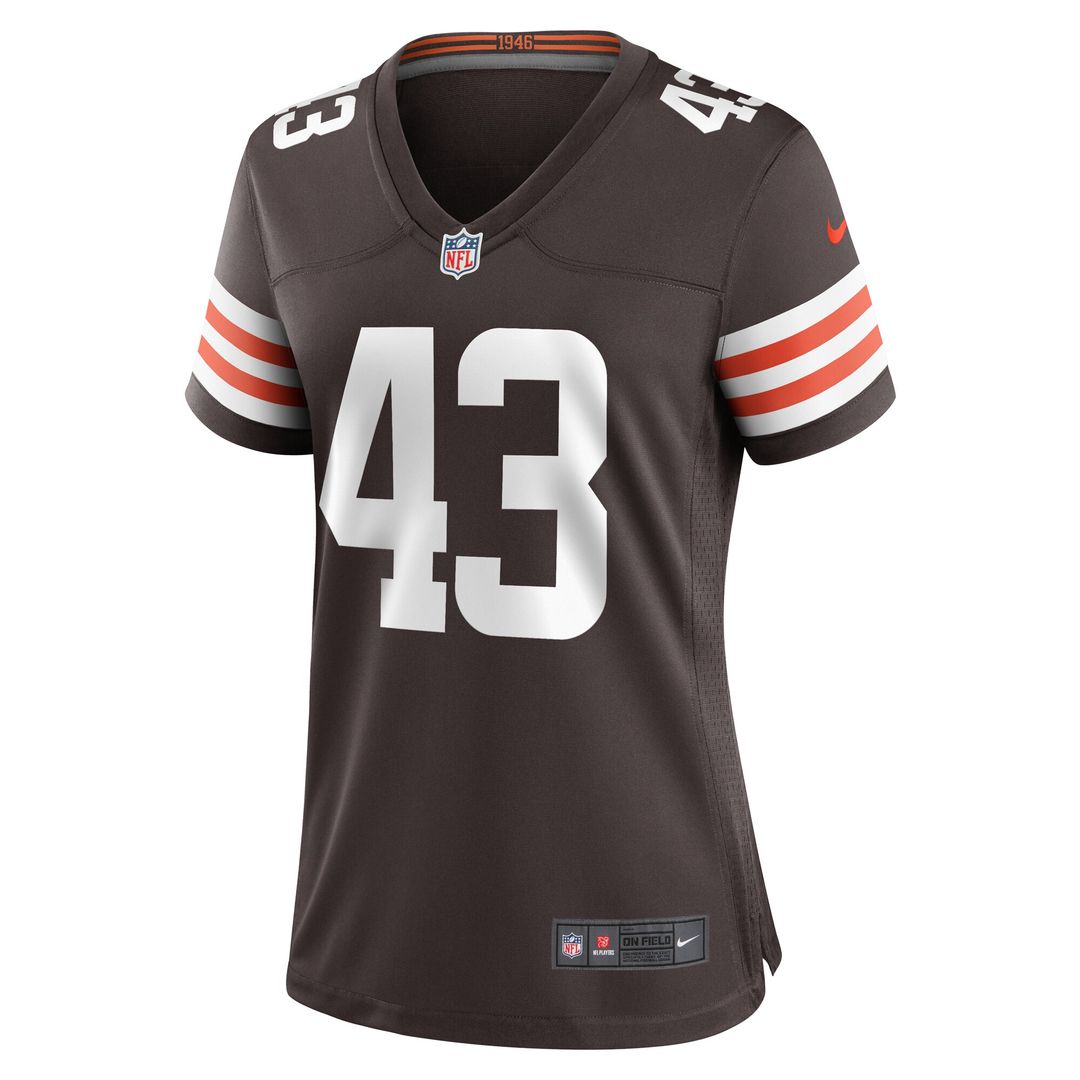 Mohamoud Diabate Cleveland Browns Women's Team Game Jersey - Brown
