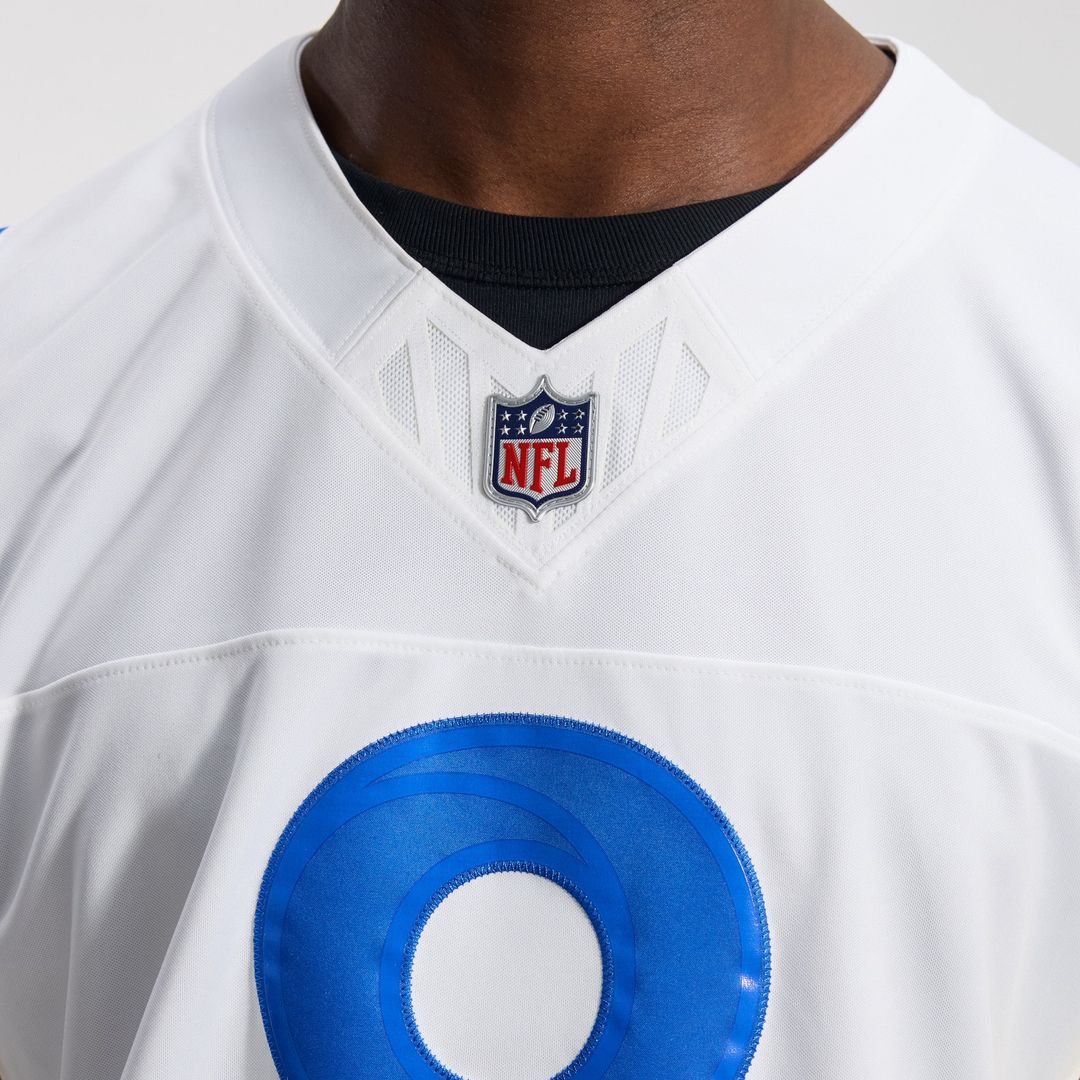 Jared Verse Los Angeles Rams Vapor F.U.S.E. Stitched Limited Jersey - White