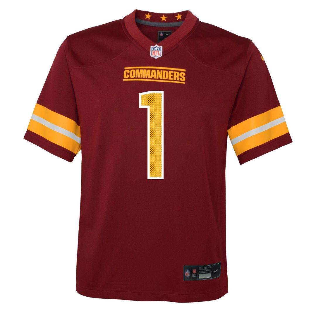 Deebo Samuel Sr Washington Commanders Youth Team Game Jersey - Burgundy