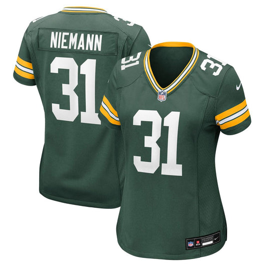 Nick Niemann Green Bay Packers Women's Team Game Jersey - Green