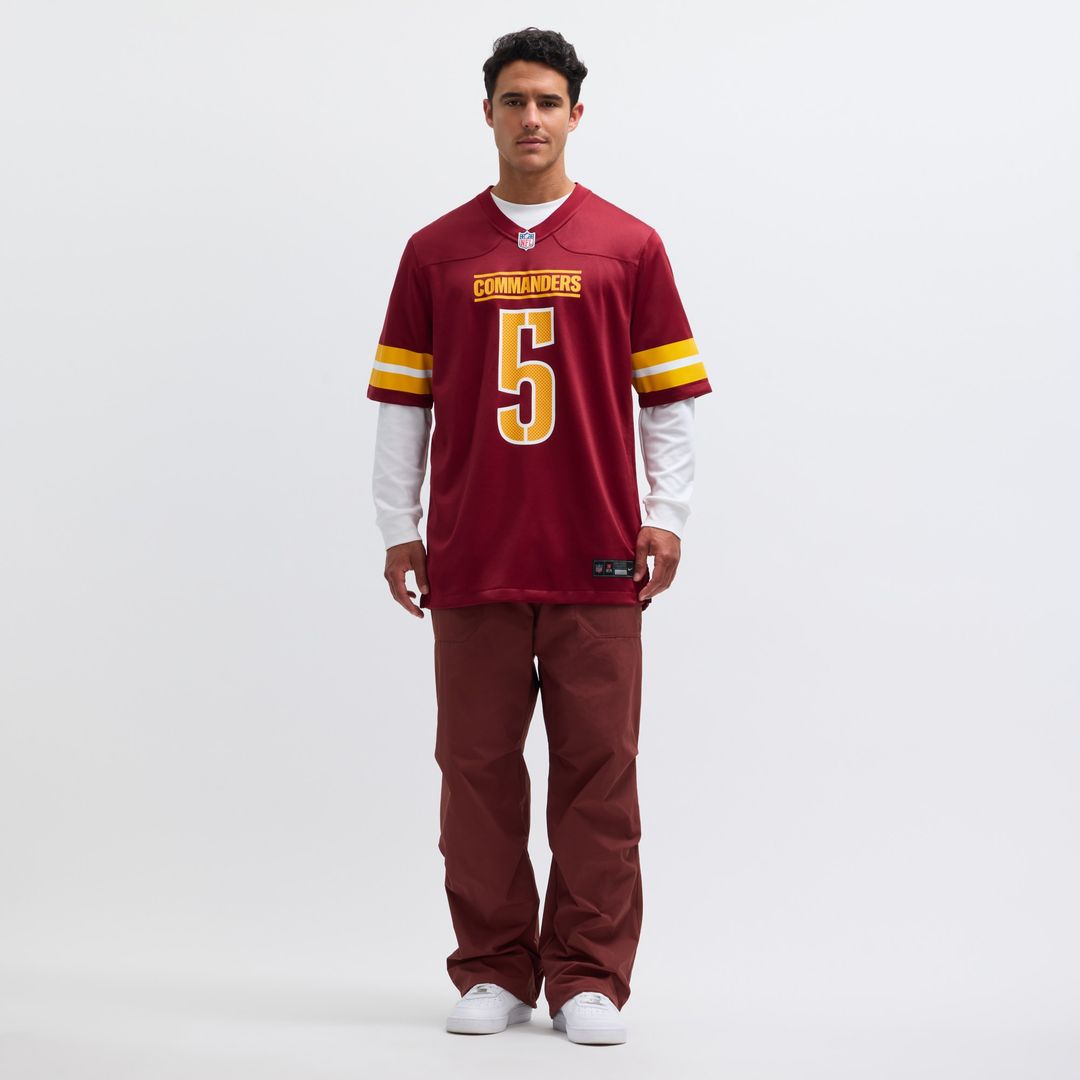 Jayden Daniels Washington Commanders Player Game Jersey - White