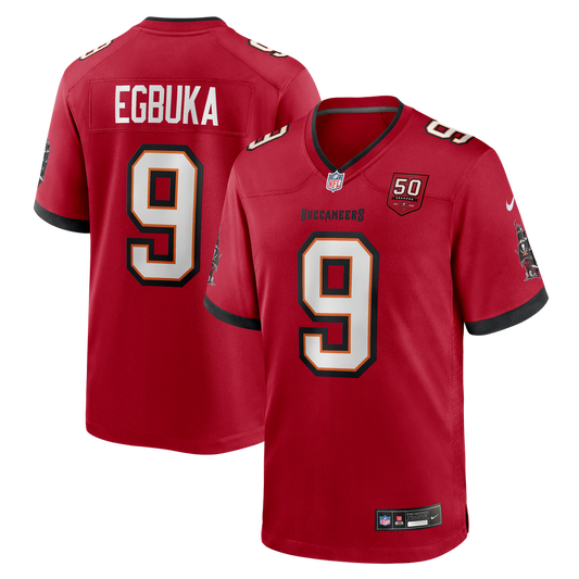 Emeka Egbuka Tampa Bay Buccaneers Team Game Jersey - Red