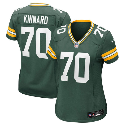 Darian Kinnard Green Bay Packers Women's Team Game Jersey - Green