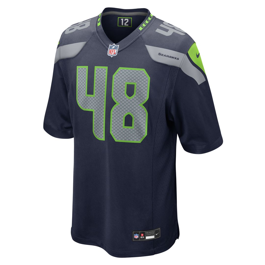 Tyrice Knight Seattle Seahawks Game Jersey - College Navy