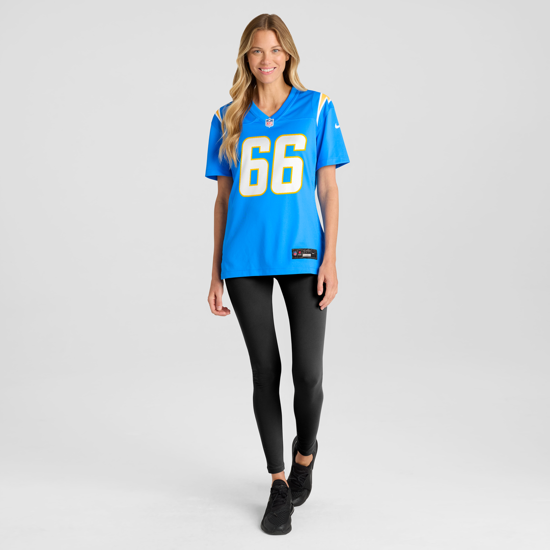 Jake Slaughter Los Angeles Chargers Women's Team Game Jersey - Powder Blue