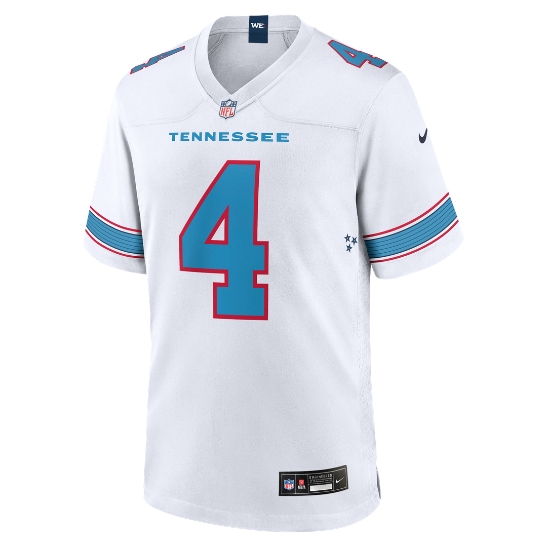 Wan'Dale Robinson Tennessee Titans Game Jersey - White